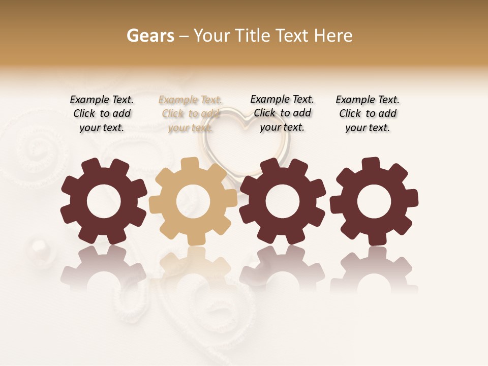 Wedding Background White Love PowerPoint Template