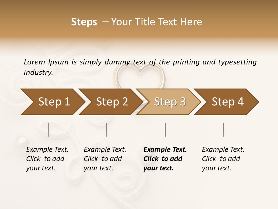 Wedding Background White Love PowerPoint Template