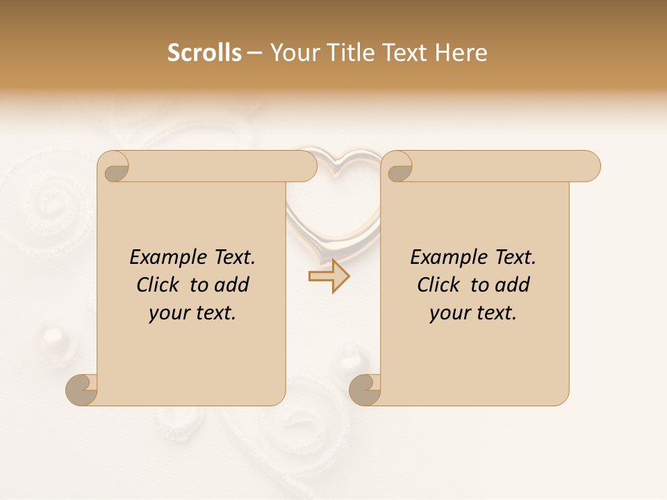 Wedding Background White Love PowerPoint Template