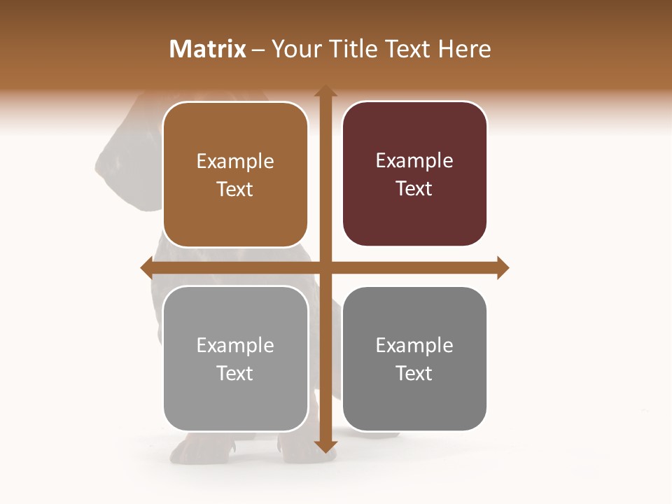 Dog Black Domestic PowerPoint Template