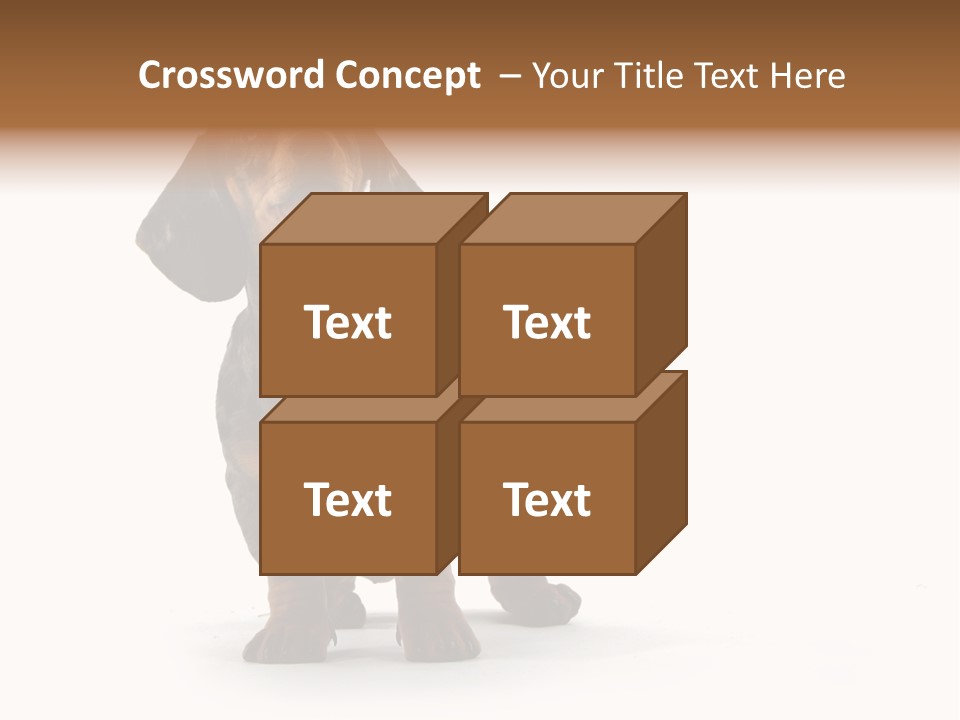 Dog Black Domestic PowerPoint Template