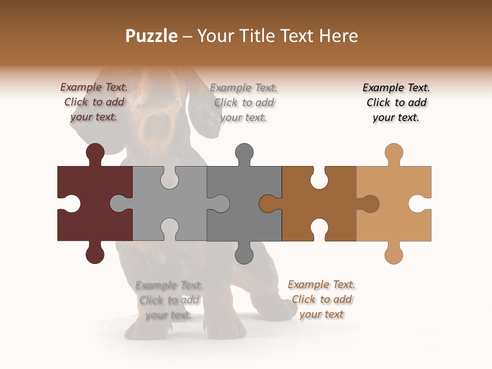 Dog Black Domestic PowerPoint Template