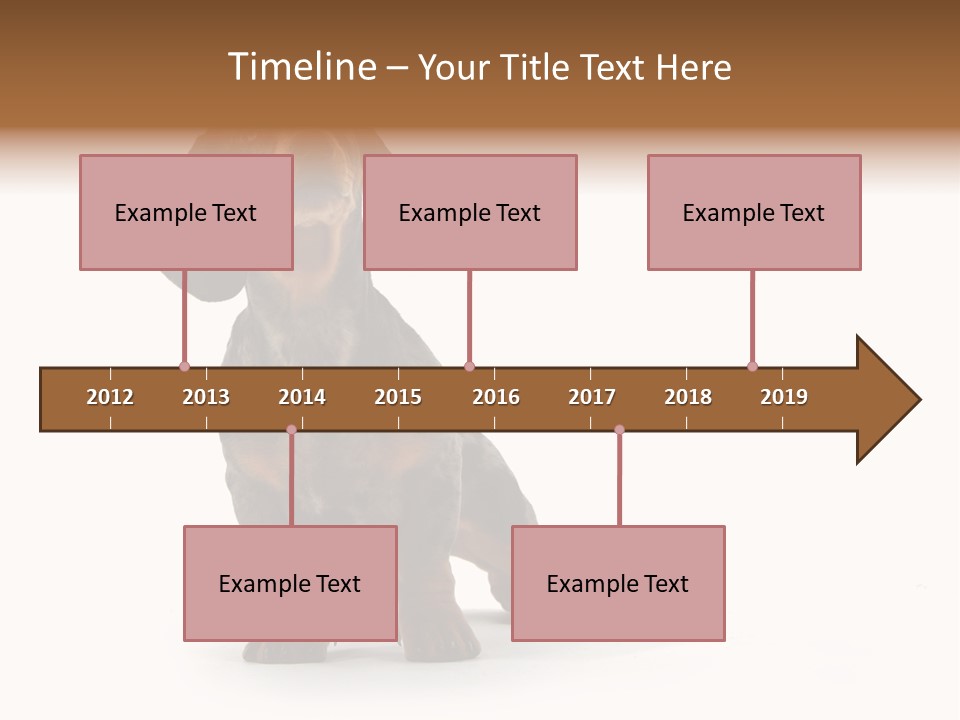 Dog Black Domestic PowerPoint Template