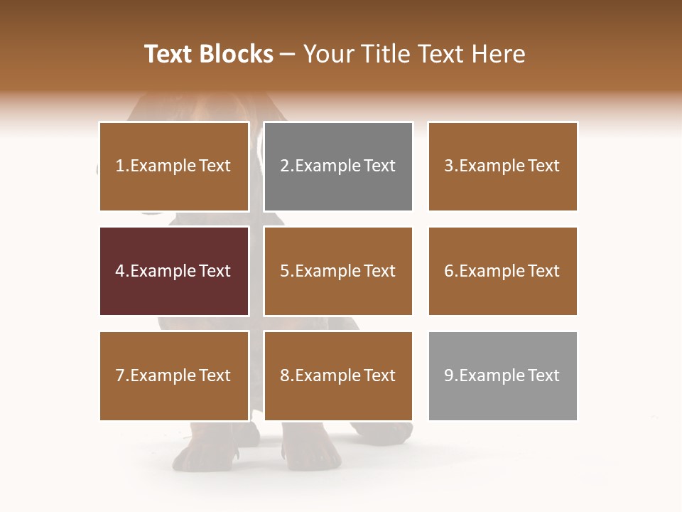 Dog Black Domestic PowerPoint Template