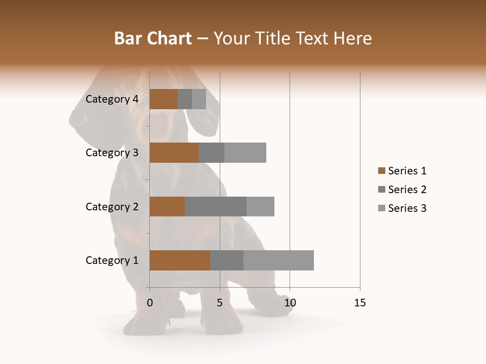 Dog Black Domestic PowerPoint Template