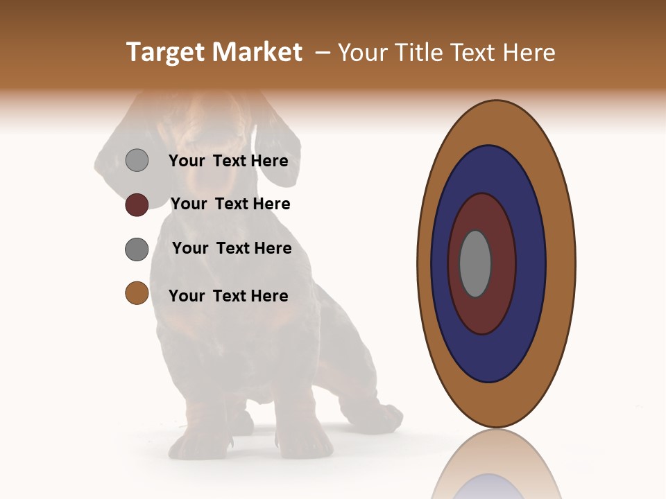 Dog Black Domestic PowerPoint Template