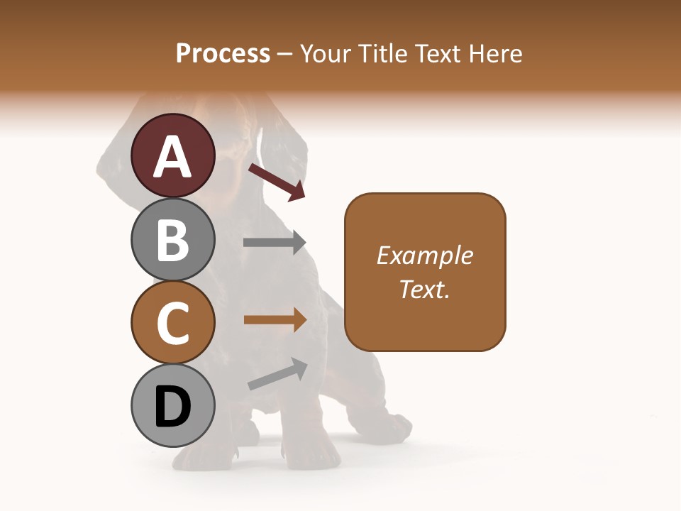 Dog Black Domestic PowerPoint Template