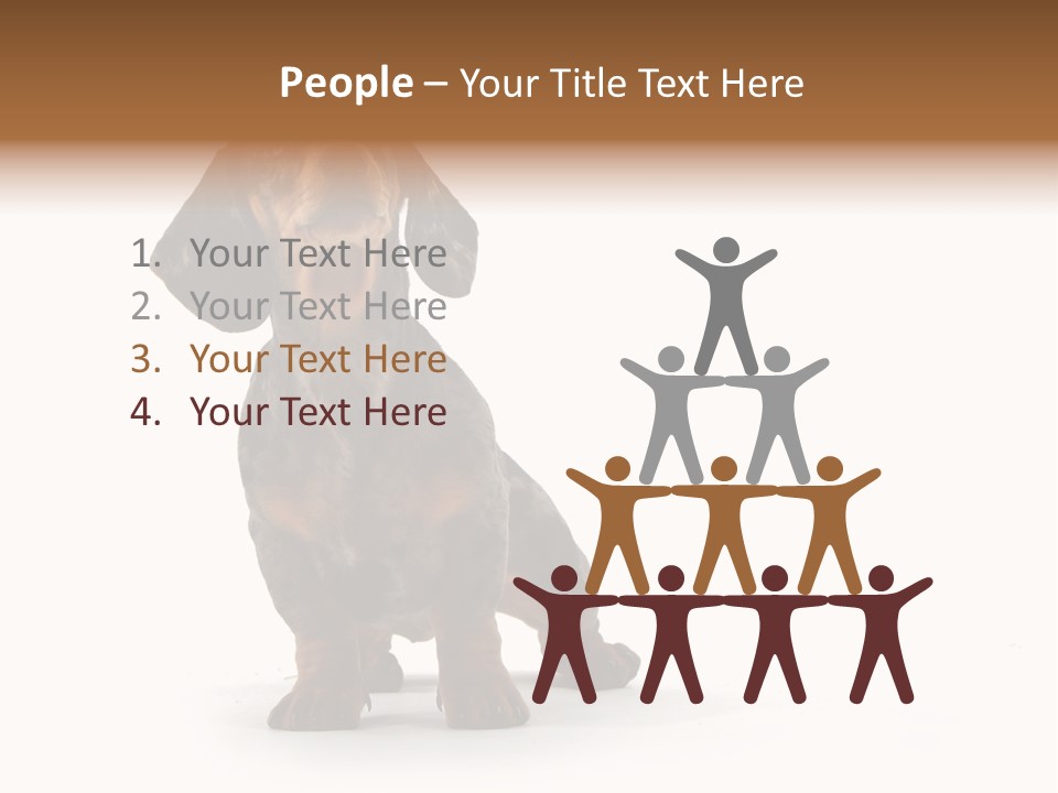 Dog Black Domestic PowerPoint Template