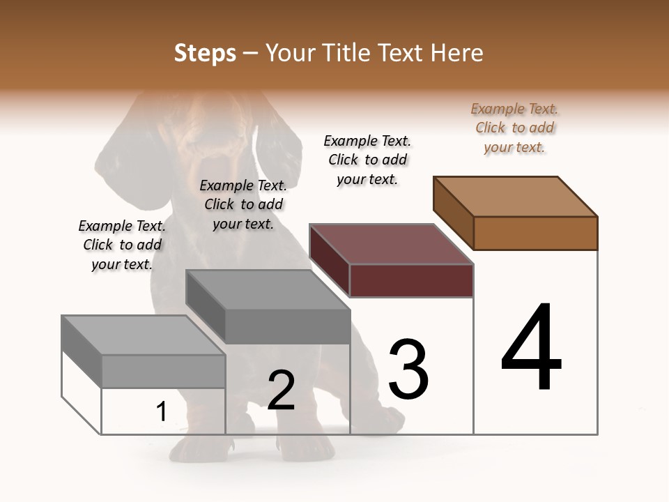 Dog Black Domestic PowerPoint Template