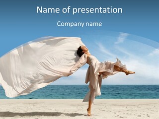 Sunny Beach Lifestyle PowerPoint Template