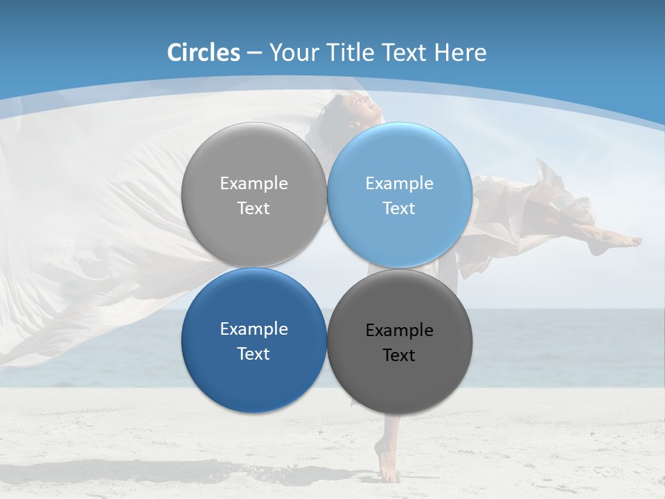 Sunny Beach Lifestyle PowerPoint Template