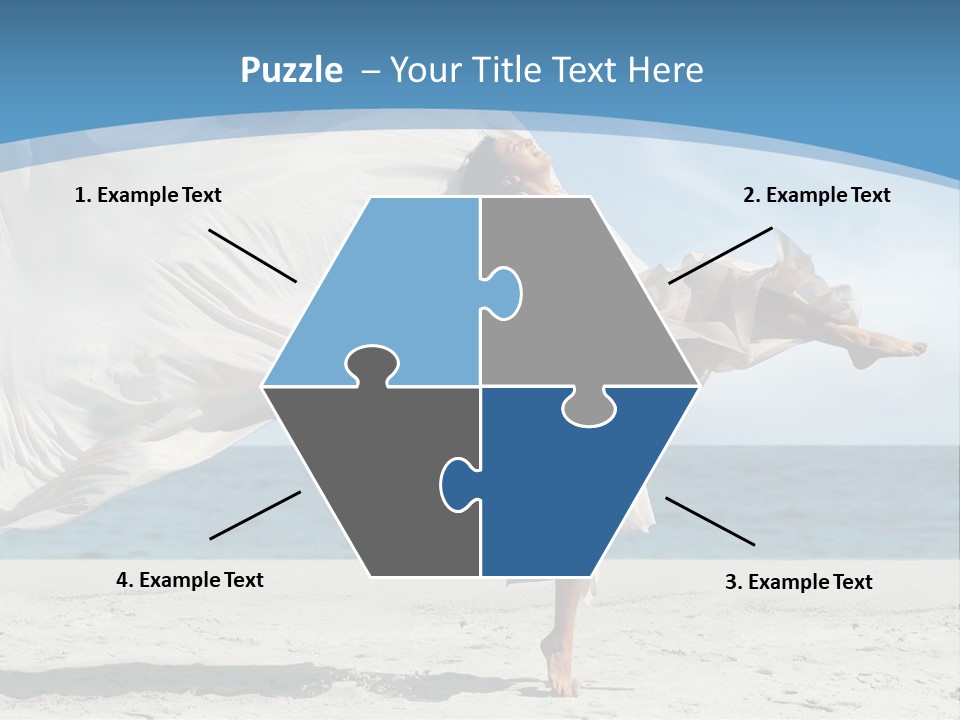 Sunny Beach Lifestyle PowerPoint Template