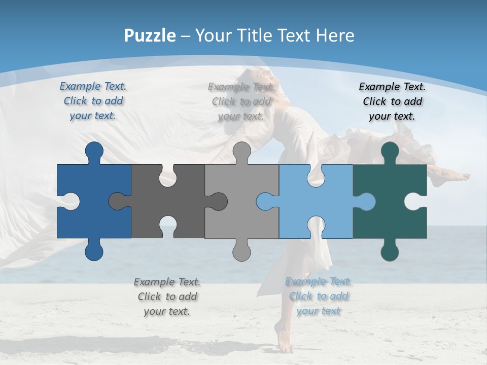 Sunny Beach Lifestyle PowerPoint Template