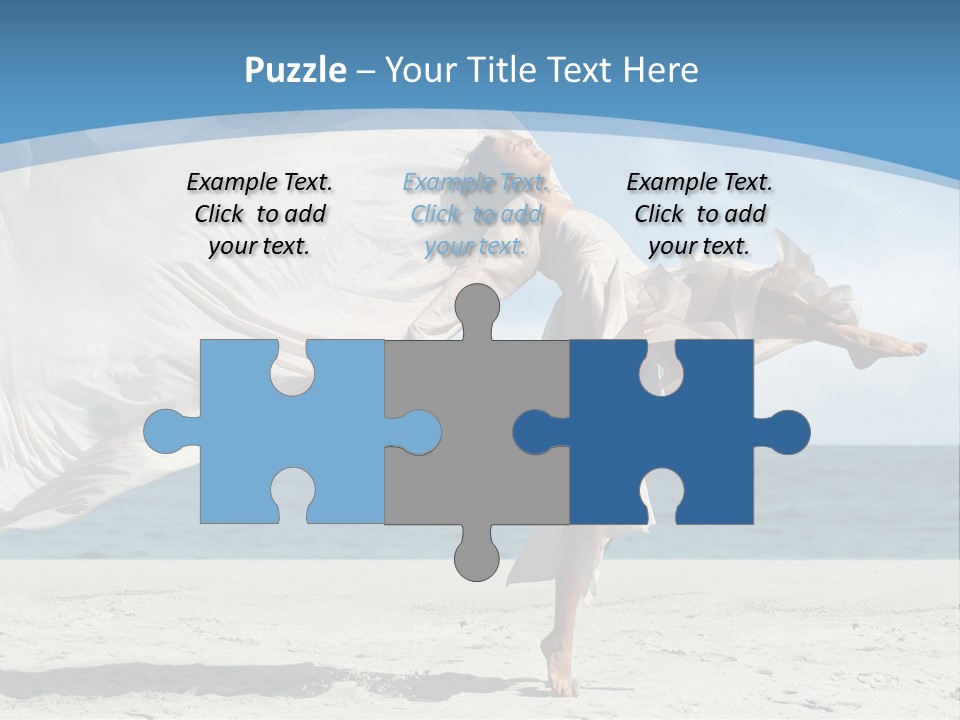 Sunny Beach Lifestyle PowerPoint Template