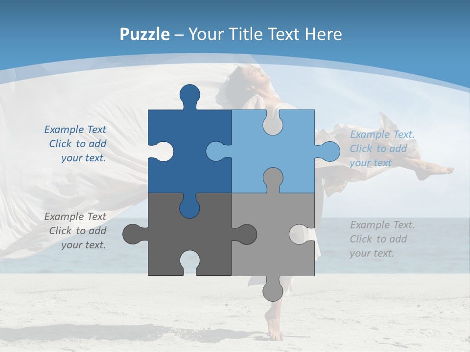 Sunny Beach Lifestyle PowerPoint Template