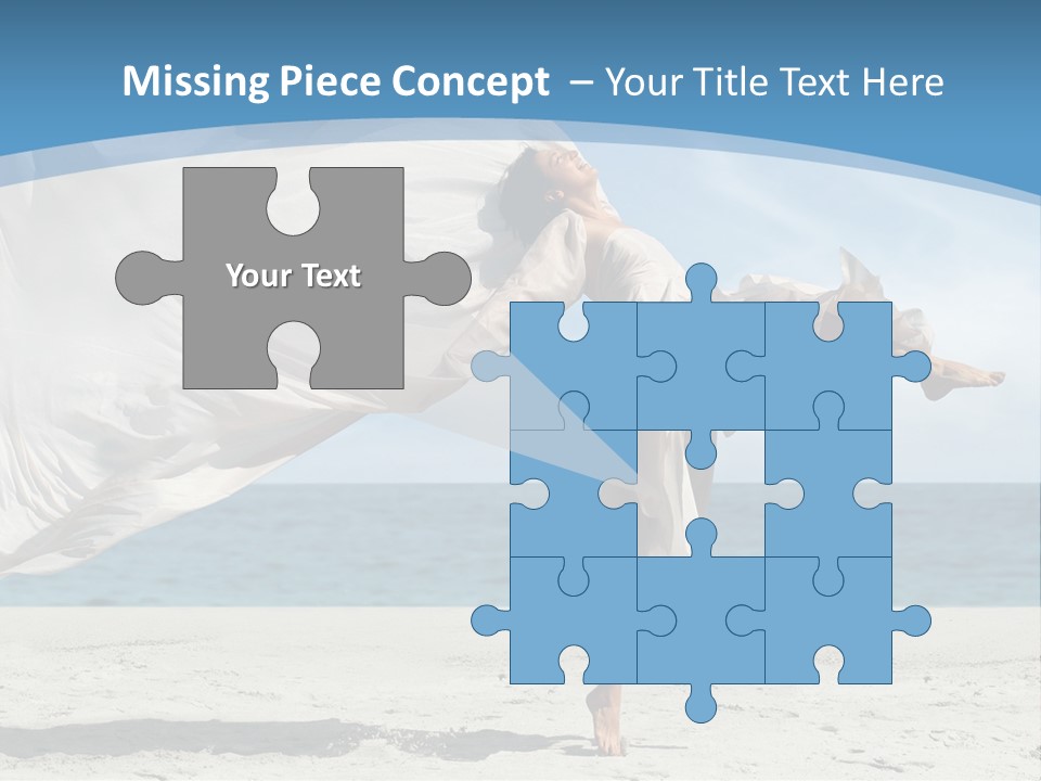 Sunny Beach Lifestyle PowerPoint Template