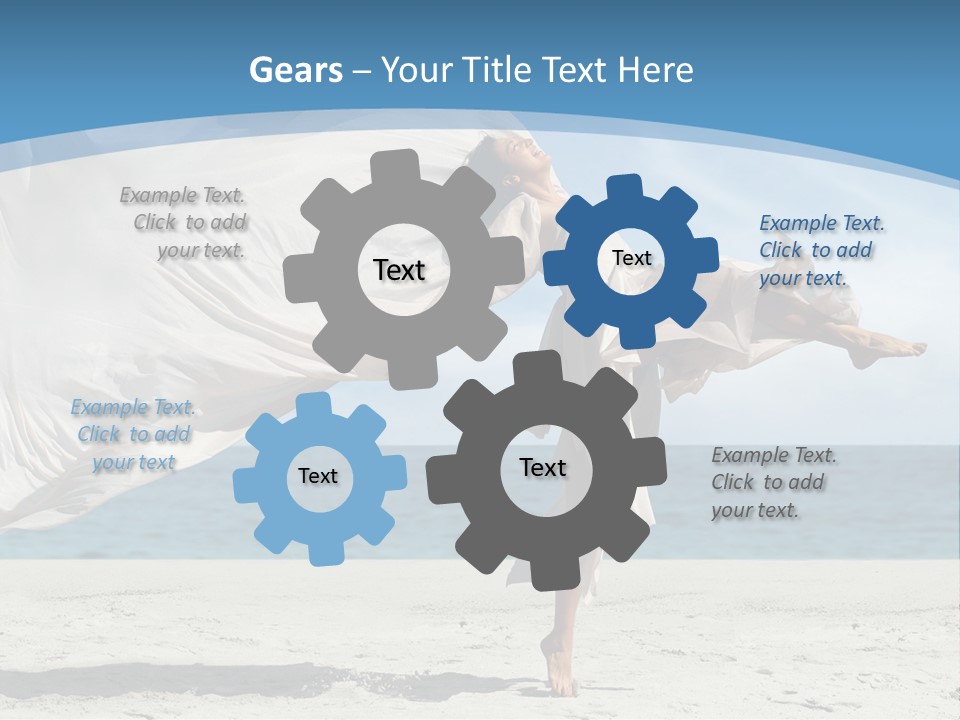 Sunny Beach Lifestyle PowerPoint Template