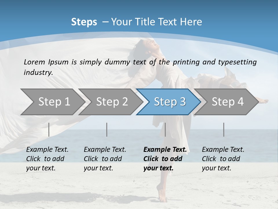 Sunny Beach Lifestyle PowerPoint Template