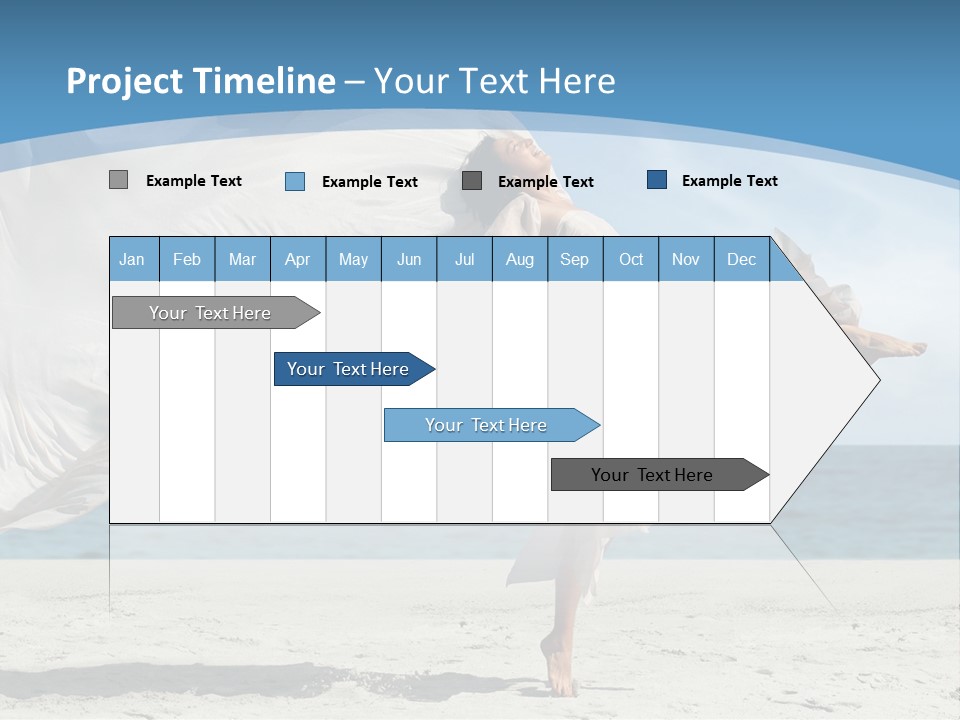 Sunny Beach Lifestyle PowerPoint Template