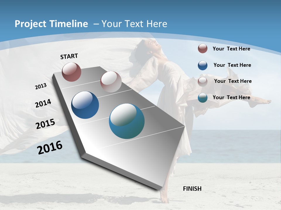 Sunny Beach Lifestyle PowerPoint Template