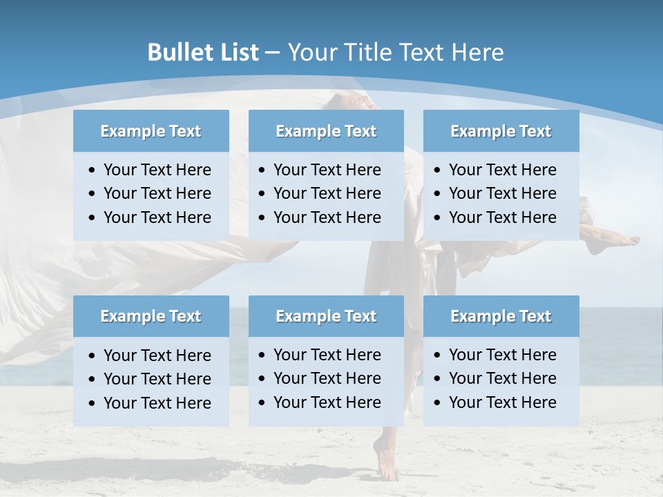 Sunny Beach Lifestyle PowerPoint Template