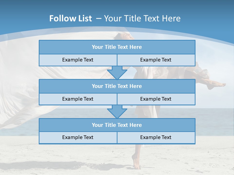 Sunny Beach Lifestyle PowerPoint Template