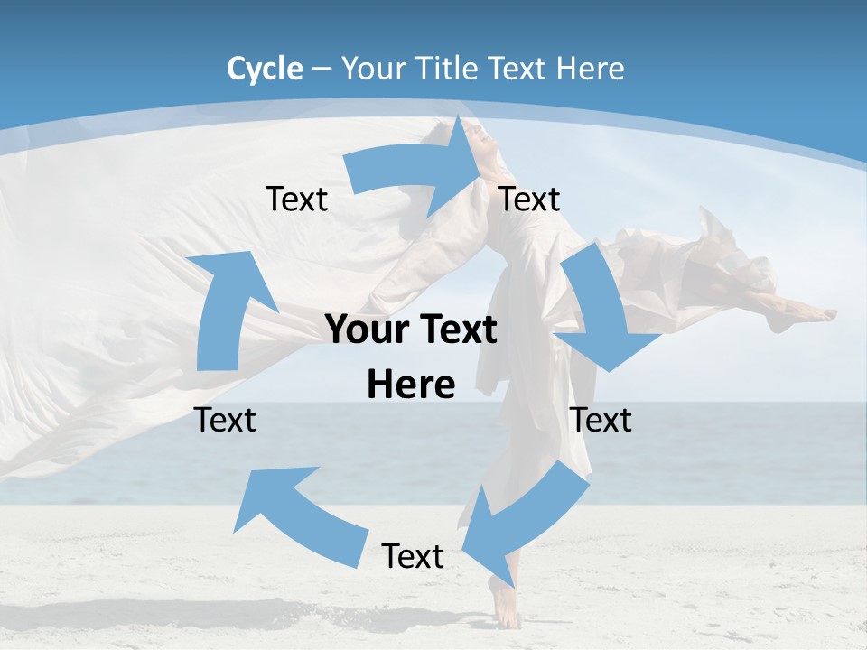 Sunny Beach Lifestyle PowerPoint Template