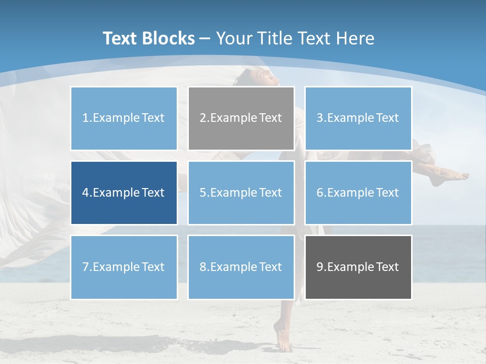 Sunny Beach Lifestyle PowerPoint Template