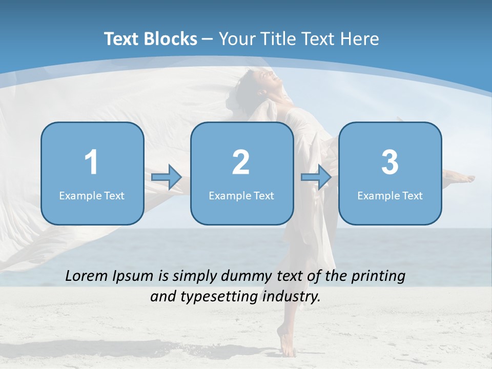 Sunny Beach Lifestyle PowerPoint Template