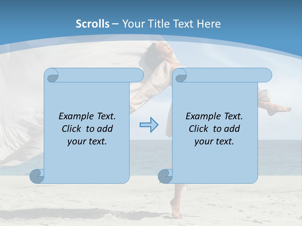 Sunny Beach Lifestyle PowerPoint Template