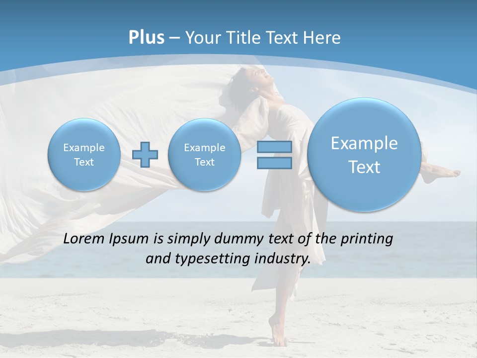 Sunny Beach Lifestyle PowerPoint Template