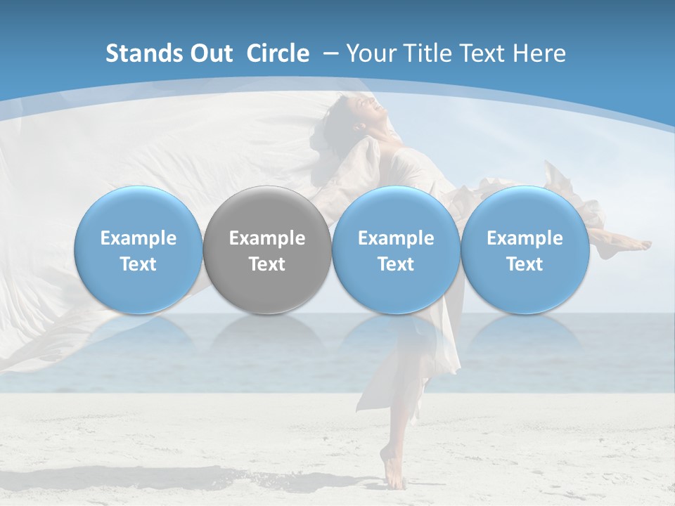 Sunny Beach Lifestyle PowerPoint Template
