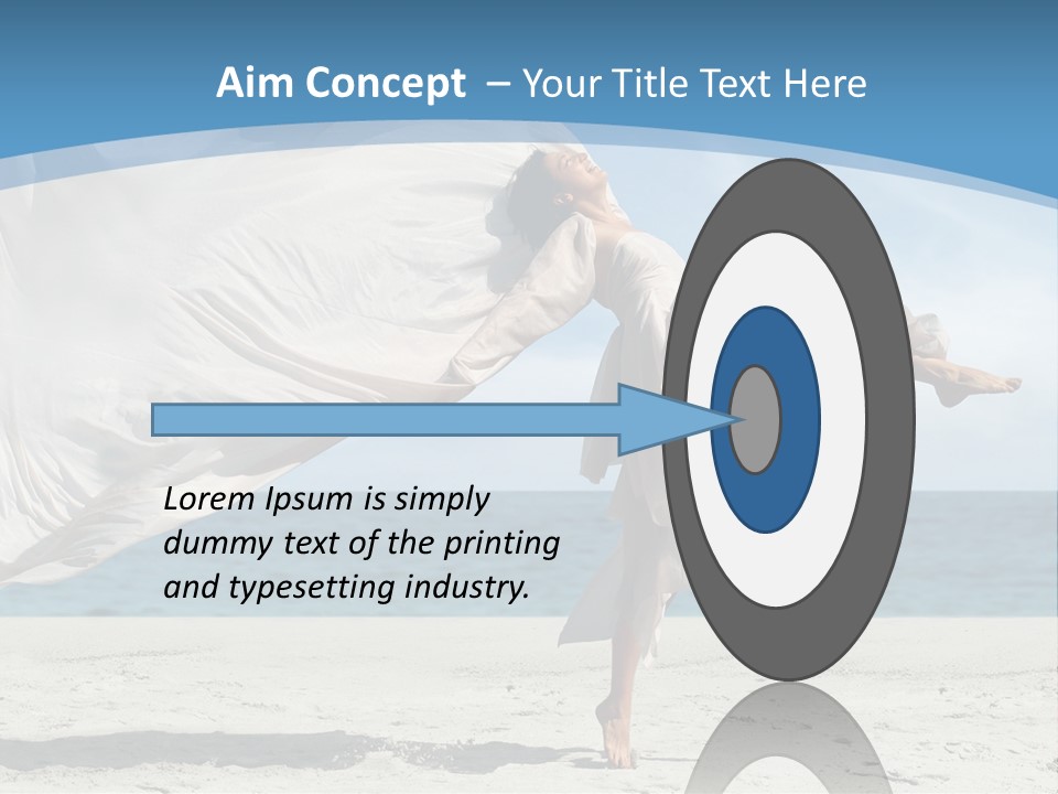 Sunny Beach Lifestyle PowerPoint Template