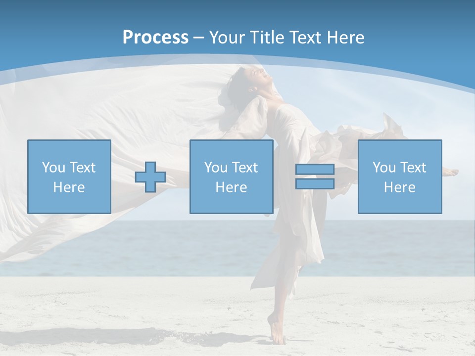 Sunny Beach Lifestyle PowerPoint Template