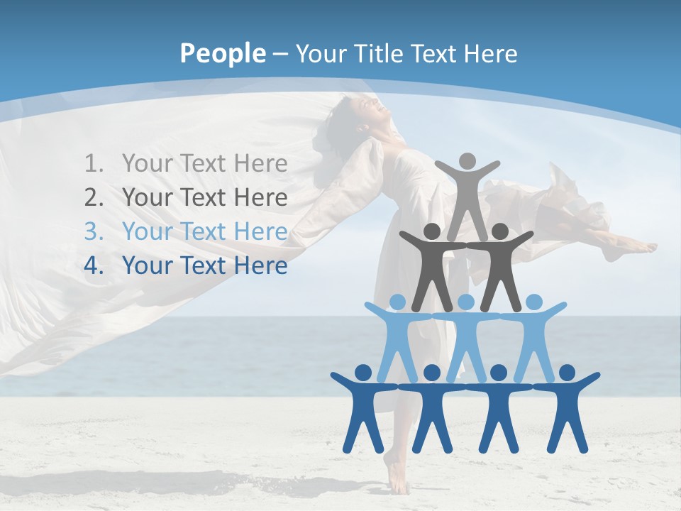 Sunny Beach Lifestyle PowerPoint Template