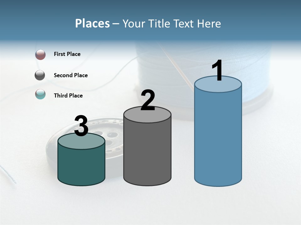 Spool Isolated Tailoring PowerPoint Template