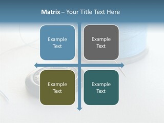 Spool Isolated Tailoring PowerPoint Template