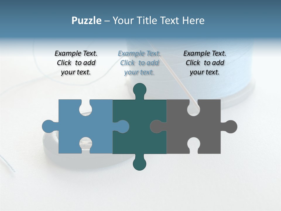 Spool Isolated Tailoring PowerPoint Template