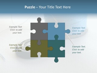 Spool Isolated Tailoring PowerPoint Template