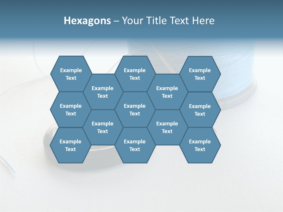 Spool Isolated Tailoring PowerPoint Template