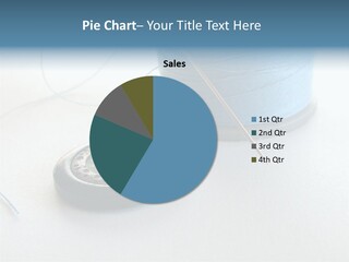 Spool Isolated Tailoring PowerPoint Template