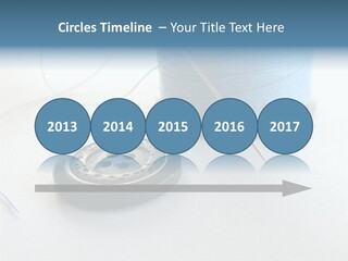 Spool Isolated Tailoring PowerPoint Template