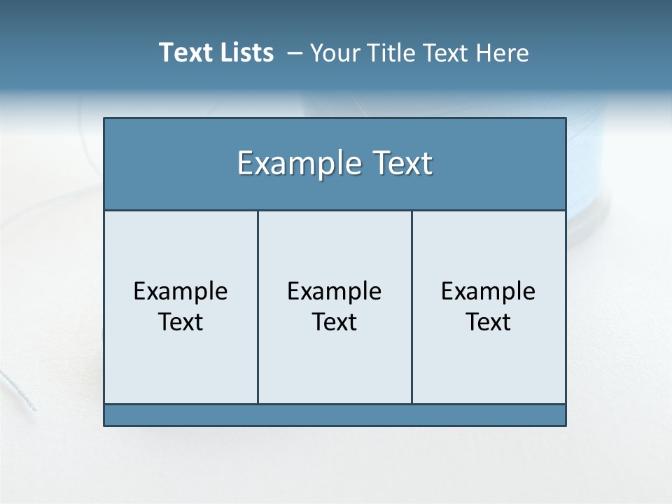 Spool Isolated Tailoring PowerPoint Template