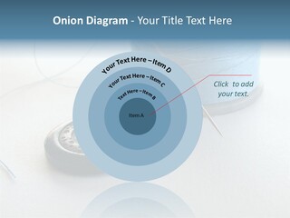 Spool Isolated Tailoring PowerPoint Template