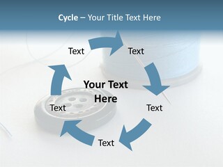 Spool Isolated Tailoring PowerPoint Template