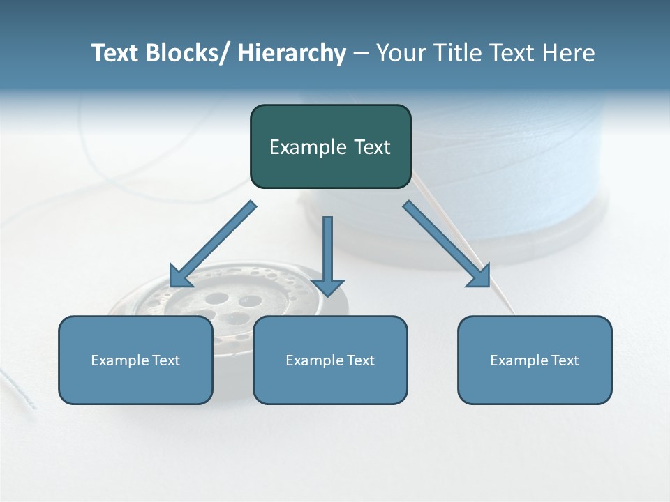 Spool Isolated Tailoring PowerPoint Template