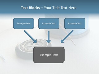 Spool Isolated Tailoring PowerPoint Template