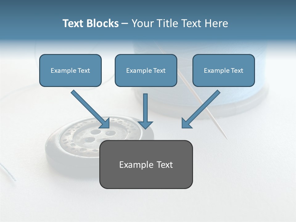 Spool Isolated Tailoring PowerPoint Template