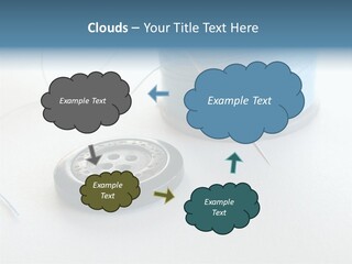 Spool Isolated Tailoring PowerPoint Template