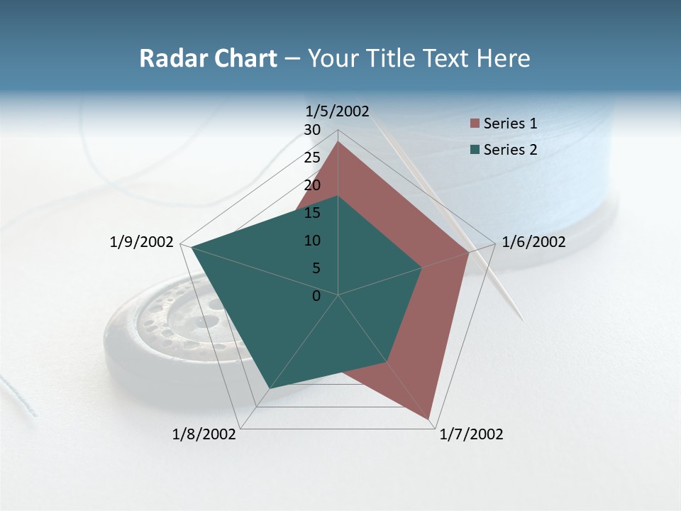Spool Isolated Tailoring PowerPoint Template